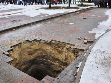 Russia sinkhole