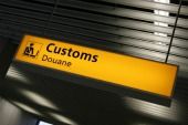 customs sign
