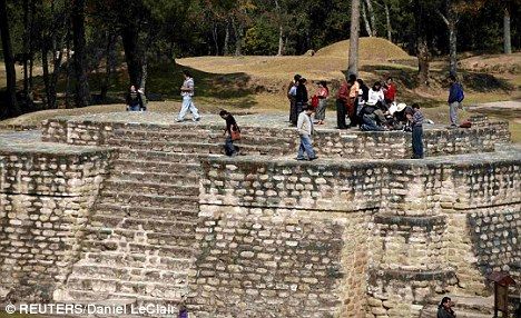 Mayan priests prepare for a cleansing ceremony