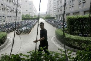 A Chinese worker