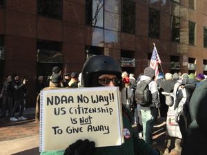 NDAA protest