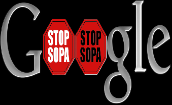 Google stop SOPA graphic