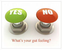 gut feeling graphic