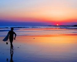 beach @ sunset