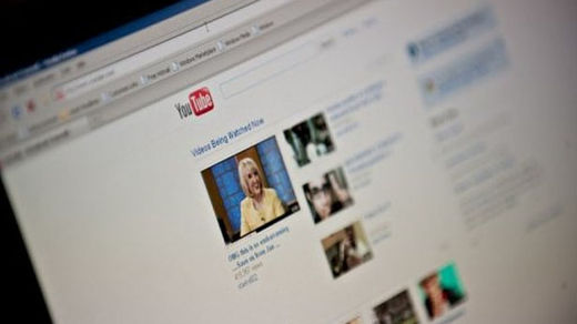 You Tube web page