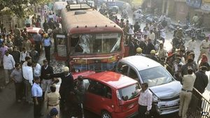 Bus accident/India