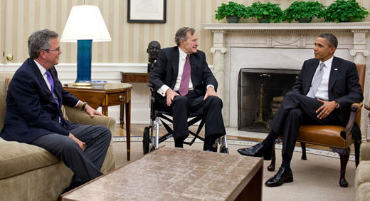Jeb,HW & Obama