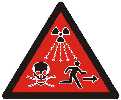 radiation hazard sign
