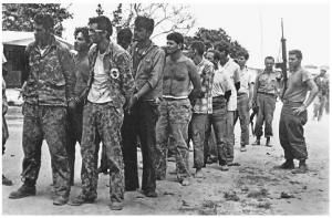 Confused anti-Castro forces captured during the Bay of Pigs invasion. History is being held captive, as well. 