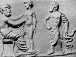 Greek bas relief