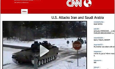 fake CNN page