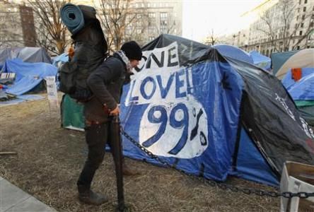 Occupy DC demonstrator