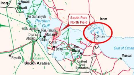 Click to enlarge Iran map