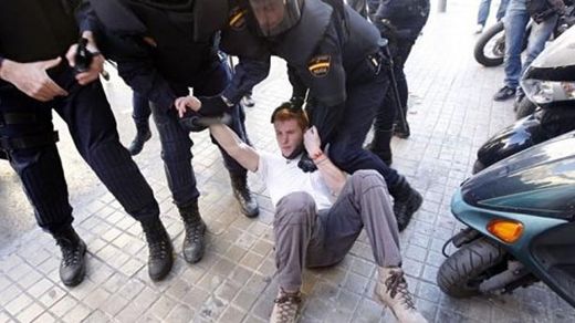 Spain protest