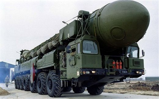 Russian Topol-12M mobile nuclear missile