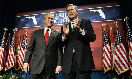 Jeb Bush and his brother George