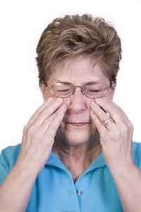 Click to enlarge woman with tired eyes