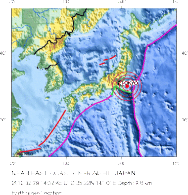 Japon aftershocks