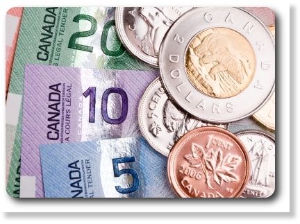 canadian dollar, money