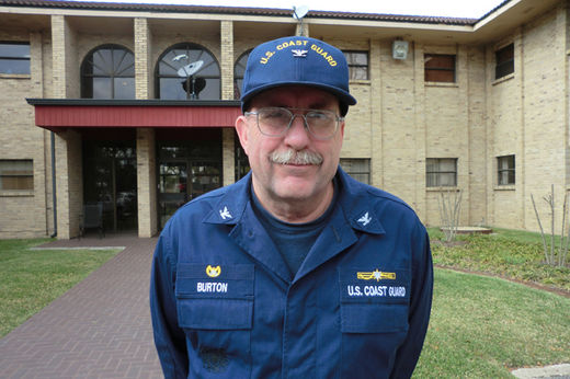 Click to enlarge US Coast Guard Captain Jonathan Burton