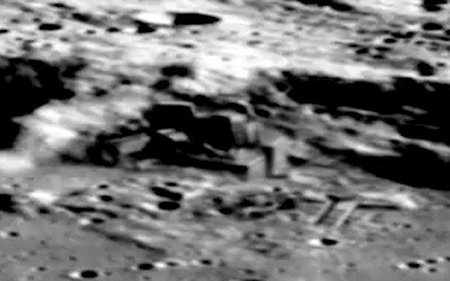 Alien base moon