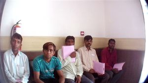 Click to enlarge volunteers for a clinical drug trial
