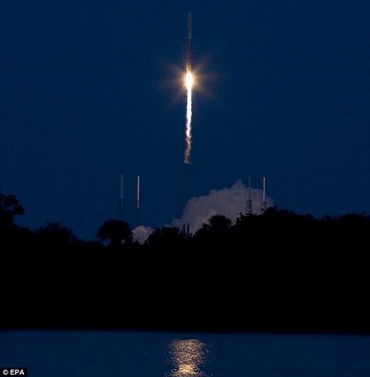 The X-37B sits on top of an Atlas V rocket
