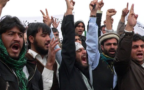 Afghan,protests,16 civilians