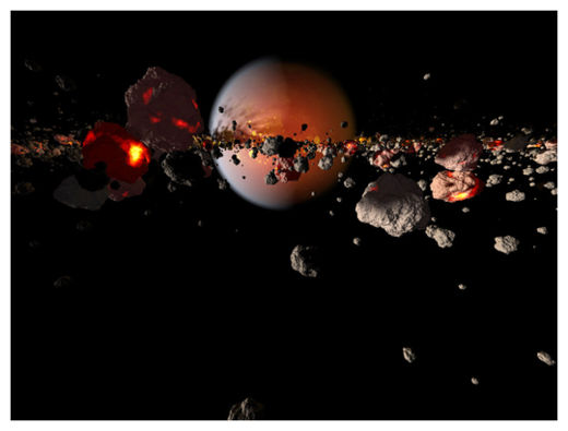 Click to enlarge Moons Origin