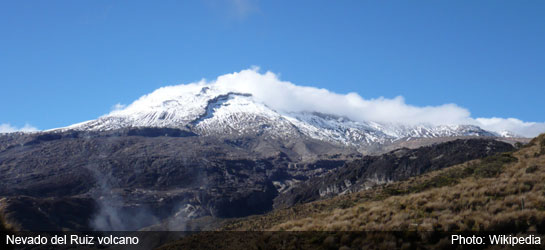 volcano nevado del ruiz