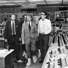 Jimmy Carter Tours TMI Control Room