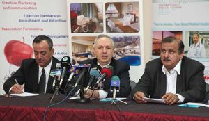 Click to enlarge Jordan hospital officials