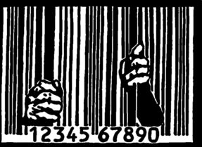bar code prisoner graphic