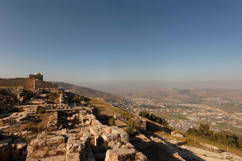 Click to enlarge Mount Gerizim