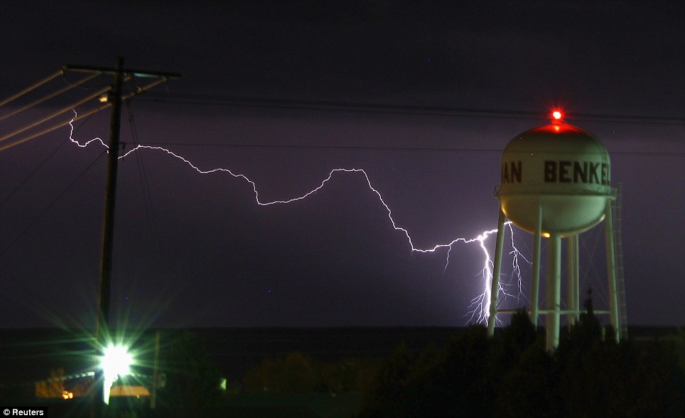 Lightning strike