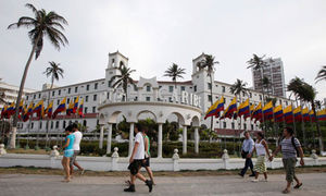 Hotel Caribe in Cartagena, Colombia, where the secret service agents and soldiers stayed.