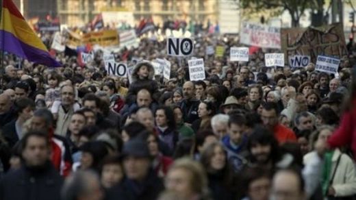 Madrid protest