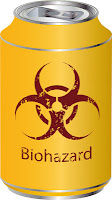bio-hazard soft drink graphic