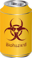 Click to enlarge bio-hazard soft drink graphic