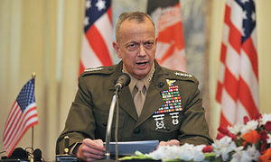 The US commander in Afghanistan, General John Allen
