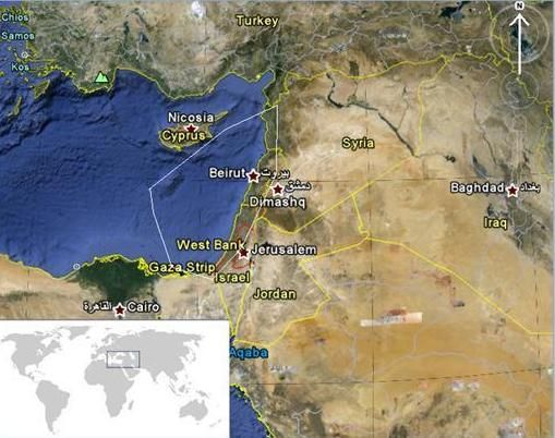 Click to enlarge med oil drilling map