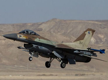 Israeli Air Force fighter F-16