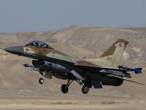 Israeli Air Force fighter F-16