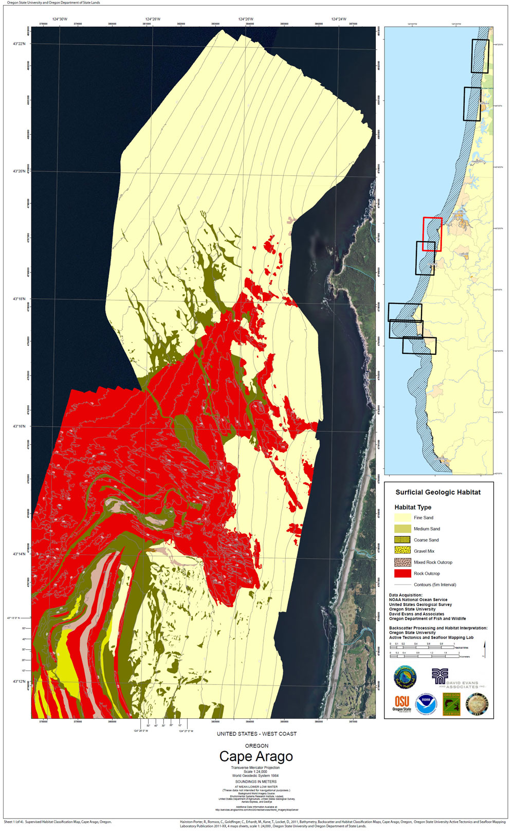 Oregon Coast Map