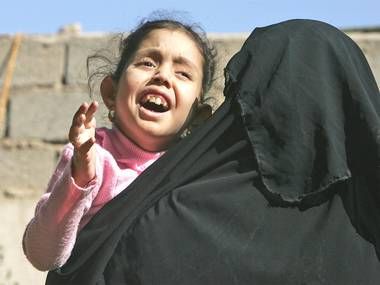 Click to enlarge maother & child Fallujah