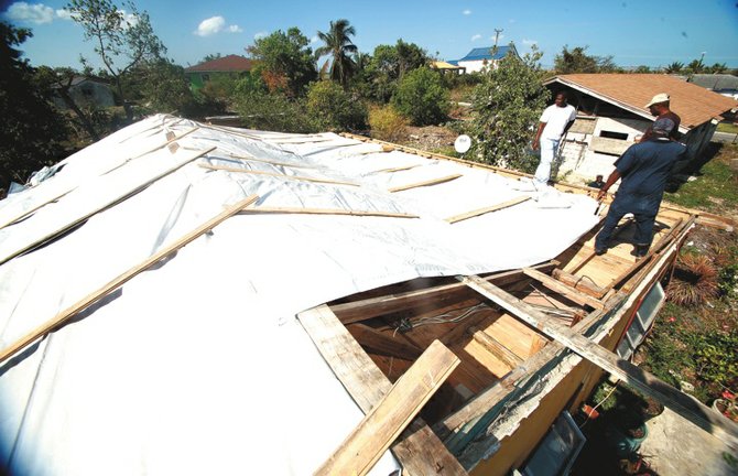 Bahamas storm damage