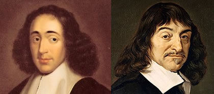 Click to enlarge Descarte Spinoza thinking