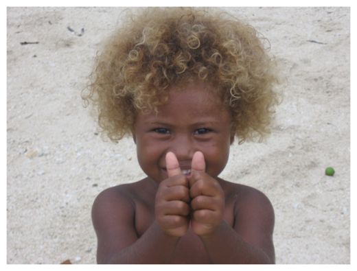Melanesian Blond Boy