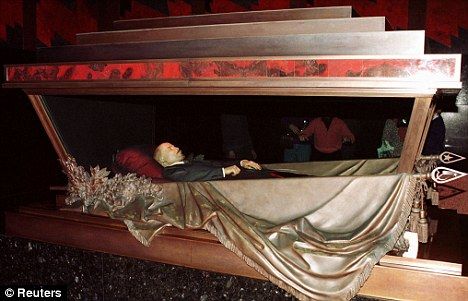 Lenin's embalmed body