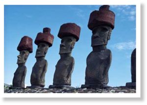 easter island red hats